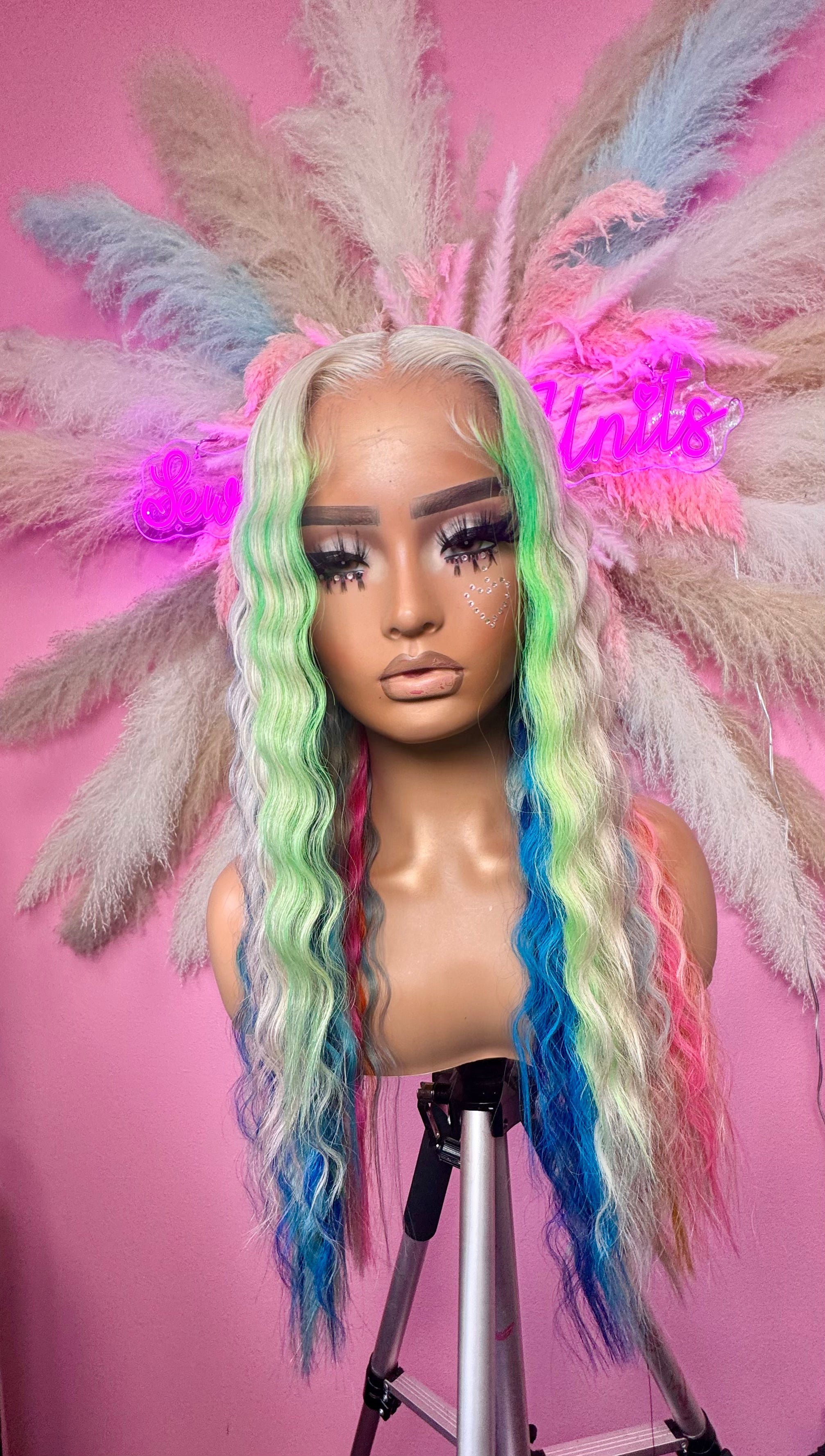 Funfetti 5x5 HD Closure Wig