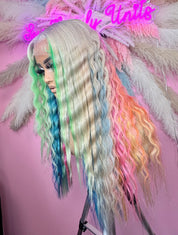 Funfetti 5x5 HD Closure Wig